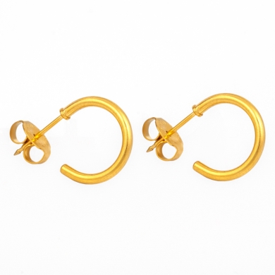 GOLD PLATED HALF INCH HOOP (SYSTEM 75) | Studex