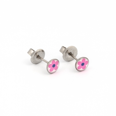 STAINLESS STEEL NOVELTY PINK DAISY (SYSTEM 75) | Studex